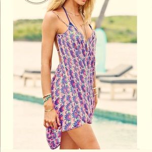 Victoria’s Secret Fan Floral Wrap Swim Cover Up